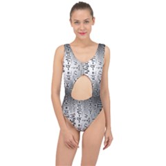 Science Formulas Center Cut Out Swimsuit by Ket1n9