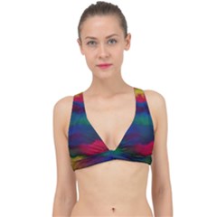 Watercolour Color Background Classic Banded Bikini Top by Ket1n9