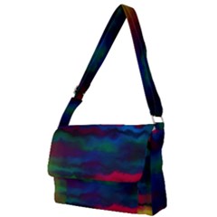 Watercolour Color Background Full Print Messenger Bag (l) by Ket1n9