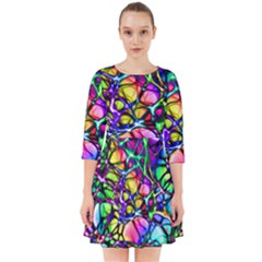 Network Nerves Nervous System Line Smock Dress by Ket1n9