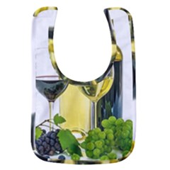 White Wine Red Wine The Bottle Baby Bib by Ket1n9