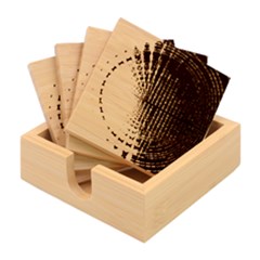 Data Computer Internet Online Bamboo Coaster Set by Ket1n9