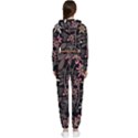 Flower Art Pattern Cropped Zip Up Lounge Set View2