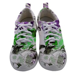 Horse Horses Animal World Green Women Athletic Shoes by Ket1n9