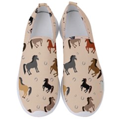 Horses For Courses Pattern Men s Slip On Sneakers by Ket1n9