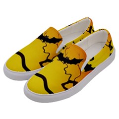 Halloween Night Terrors Men s Canvas Slip Ons by Ket1n9