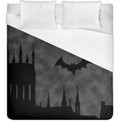 Halloween Background Halloween Scene Duvet Cover (king Size) by Ket1n9