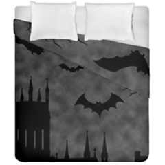 Halloween Background Halloween Scene Duvet Cover Double Side (california King Size) by Ket1n9