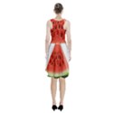 Seamless Background With Watermelon Slices Racerback Midi Dress View2