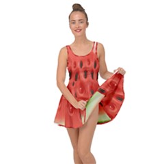 Seamless Background With Watermelon Slices Inside Out Casual Dress by Ket1n9