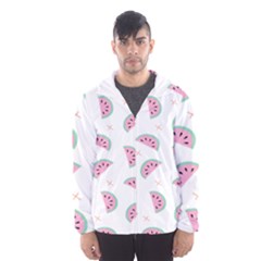 Watermelon Wallpapers  Creative Illustration And Patterns Men s Hooded Windbreaker by Ket1n9