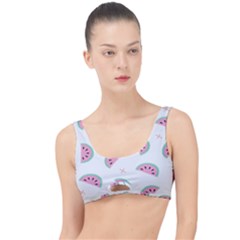 Fresh Watermelon Slices Texture The Little Details Bikini Top by Ket1n9