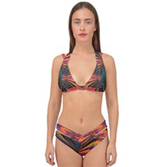 Casanova Abstract Art-colors Cool Druffix Flower Freaky Trippy Double Strap Halter Bikini Set by Ket1n9