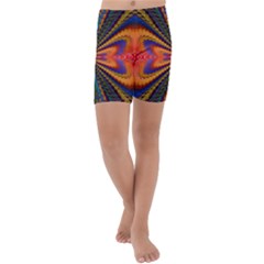 Casanova Abstract Art-colors Cool Druffix Flower Freaky Trippy Kids  Lightweight Velour Capri Yoga Leggings by Ket1n9