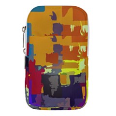 Abstract Vibrant Colour Waist Pouch (small) by Ket1n9