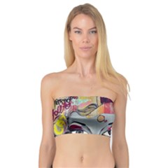 Graffiti Mural Street Art Painting Bandeau Top by Ket1n9