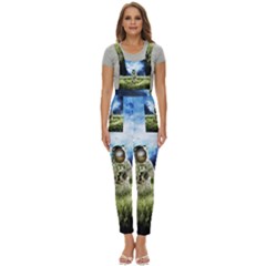 Astronaut Women s Pinafore Overalls Jumpsuit by Ket1n9