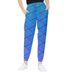 Blue Pattern Plain Cartoon Women s Tapered Pants by Ket1n9