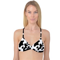 Cow Pattern Reversible Tri Bikini Top by Ket1n9