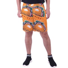 Seamless Pattern With Taco Men s Pocket Shorts by Ket1n9