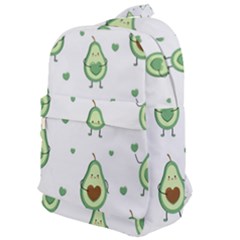 Cute Seamless Pattern With Avocado Lovers Classic Backpack by Ket1n9