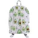 Cute Seamless Pattern With Avocado Lovers Travelers  Backpack View3