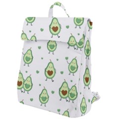 Cute Seamless Pattern With Avocado Lovers Flap Top Backpack by Ket1n9