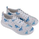 Seamless Pattern With Cute Sharks Hearts Men s Lightweight Sports Shoes View3