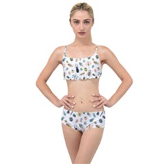 Insect Animal Pattern Layered Top Bikini Set by Ket1n9