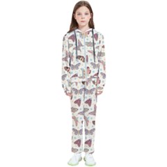 Pattern With Butterflies Moths Kids  Tracksuit by Ket1n9