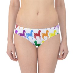 Colorful Horse Background Wallpaper Hipster Bikini Bottoms by Hannah976