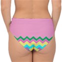 Easter Chevron Pattern Stripes Double Strap Halter Bikini Bottoms View2