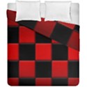 Black And Red Backgrounds- Duvet Cover Double Side (California King Size) View2