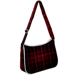 Black And Red Backgrounds Zip Up Shoulder Bag by Hannah976