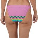 Easter Chevron Pattern Stripes Band Bikini Bottoms View2