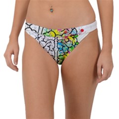 Brain Mind Psychology Idea Drawing Band Bikini Bottoms by Ndabl3x