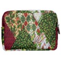 Christmas Quilt Background Make Up Pouch (Medium) View2