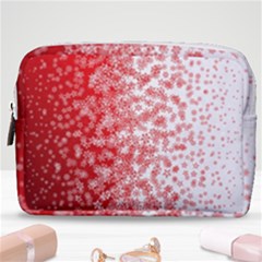 Christmas New Year Snowflake Deer Make Up Pouch (medium) by Ndabl3x