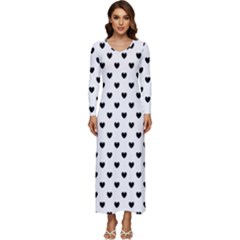 Love  Long Sleeve Longline Maxi Dress by saad11