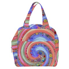 Swirl Vortex Emoji Cyclone Motion Boxy Hand Bag by Paksenen