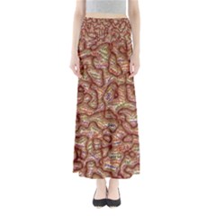 Mind Brain Thought Mental Full Length Maxi Skirt by Paksenen