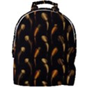 Abstract Art Pattern Warm Colors Mini Full Print Backpack View1