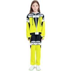 Ufo Flying Saucer Extraterrestrial Kids  Tracksuit by Cendanart