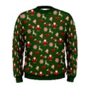 Green Cute Vintage Christmas Deer Mens Sweatshirt View1