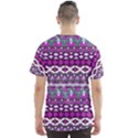 Owls Native Indian American Tribal Violet Men s Sports Mesh Tee View2