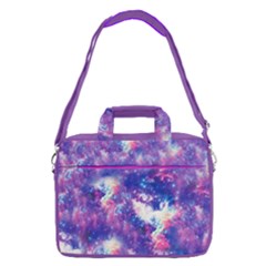 Medium Purple Space Galaxy Print 13  Shoulder Laptop Bag   by CoolDesigns