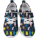 Big Set Cute Astronauts Space Planets Stars Aliens Rockets Ufo Constellations Satellite Moon Rover V Kids  Velcro Strap Shoes View1