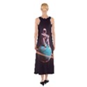 Stuck On Saturn Astronaut Planet Space Sleeveless Maxi Dress View2