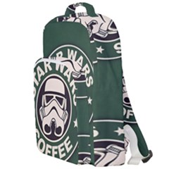 Stormtrooper Coffee Double Compartment Backpack by Cendanart