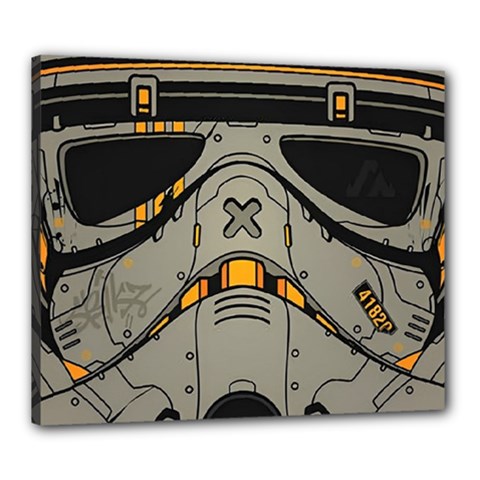 Stormtrooper Canvas 24  X 20  (stretched) by Cendanart